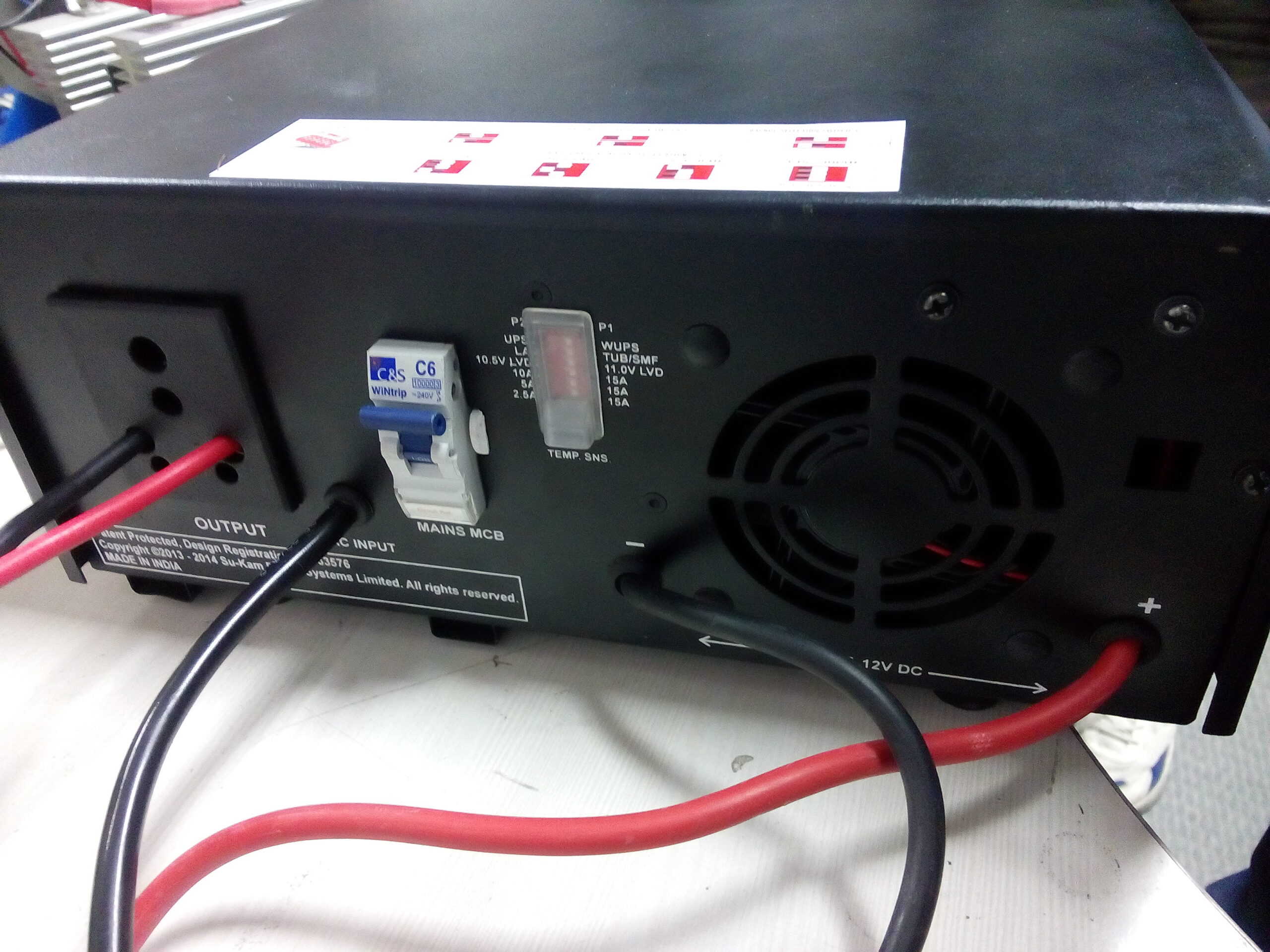 4-star BEE-approved inverter