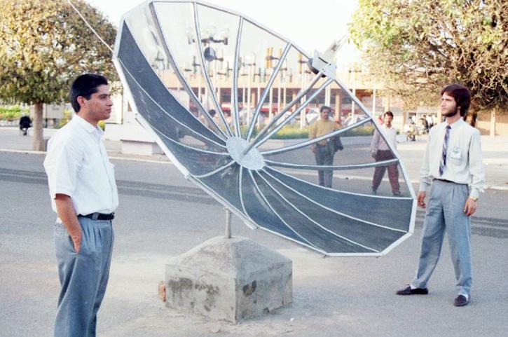 Kunwer Sachdev during his early cable TV business days in the 1980s