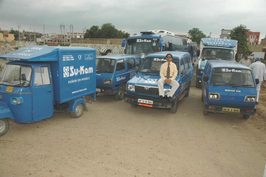 Su-Kam service van — building a nationwide service network across India