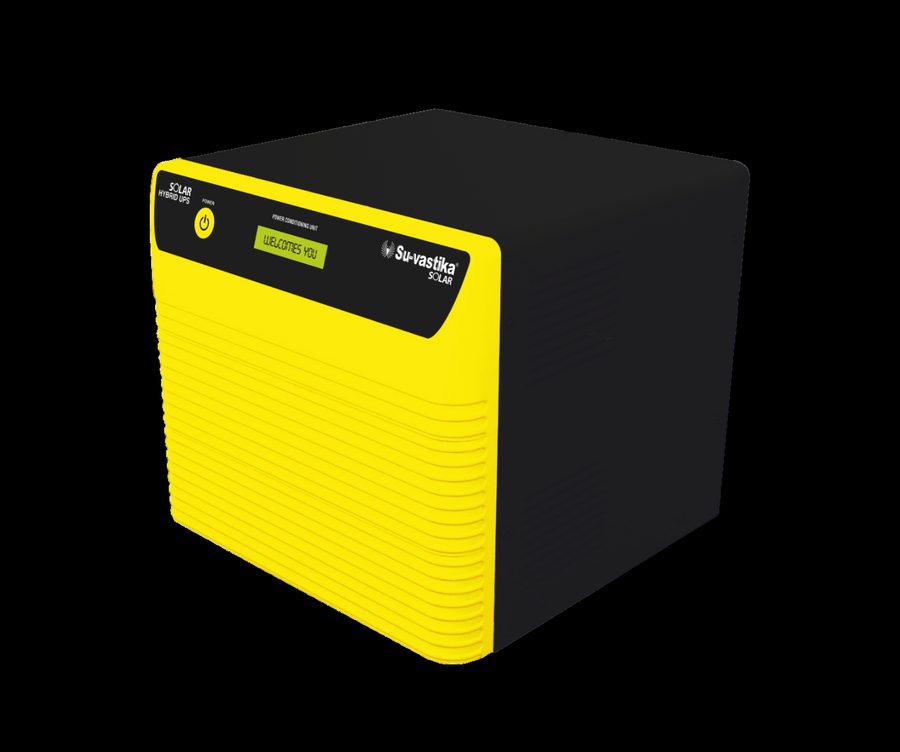 Su-vastika solar hybrid PCU with MPPT