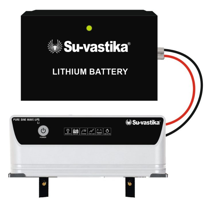 Su-vastika Pure Sine Wave Lithium UPS with LiFePO4 battery